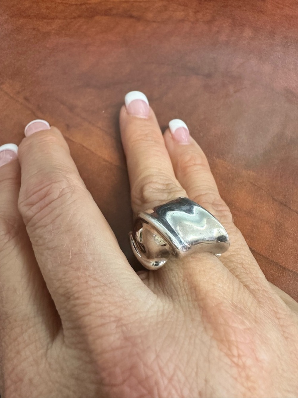 Silpada Sterling Silver Sculptural Statement Ring - Silver